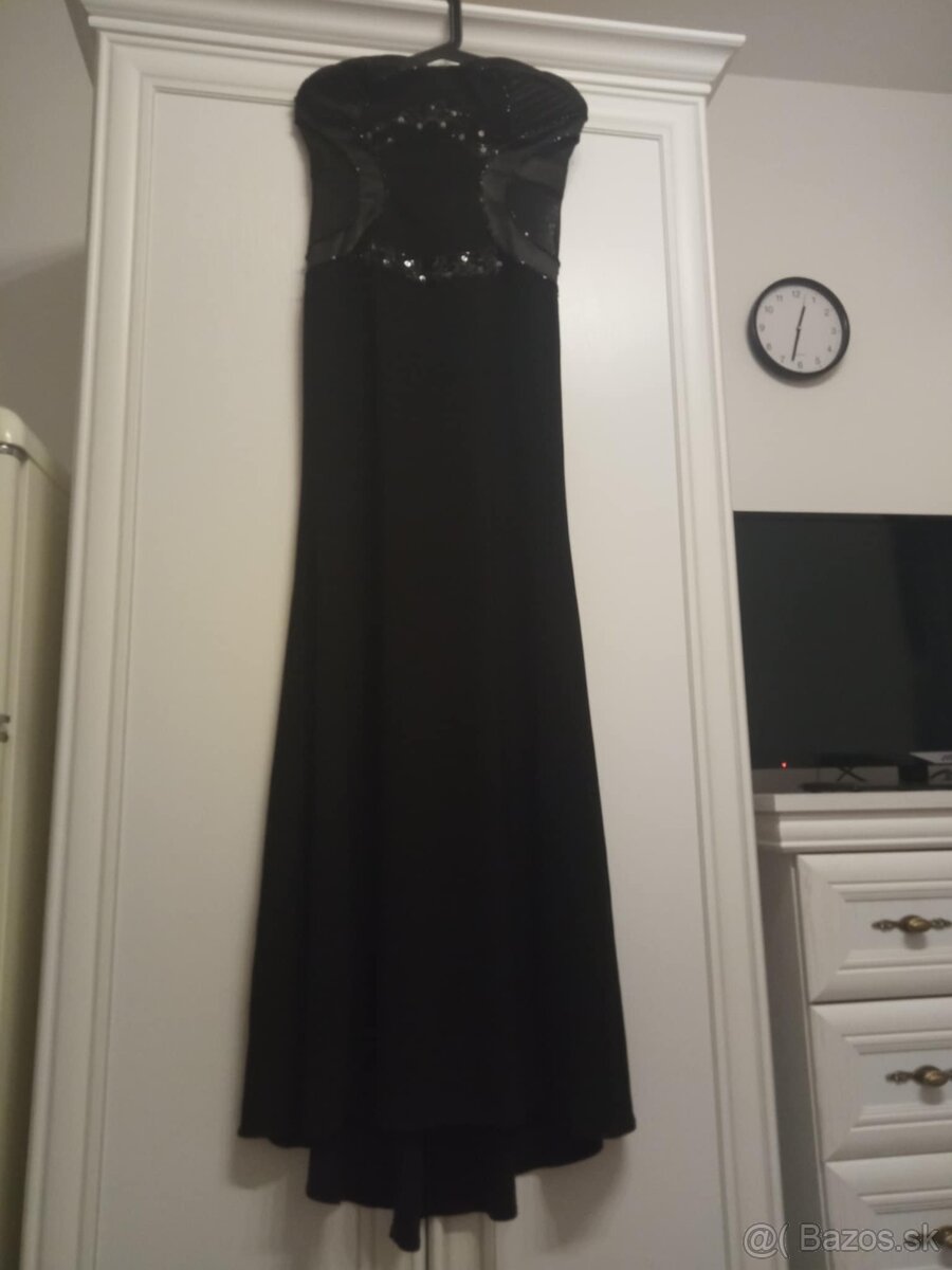 DLHÉ SPOLOČENS.ŠATY č.38-40+NÁUŠNICE+NOVÁ SPOLOČ.KABELKA=15€