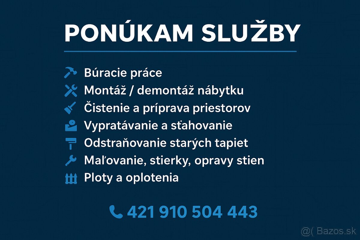 Ponúkam služby