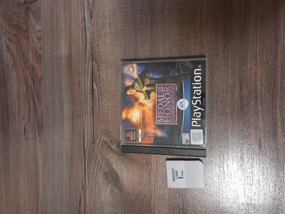 Medal of honor underground + alien resurrection  ps1