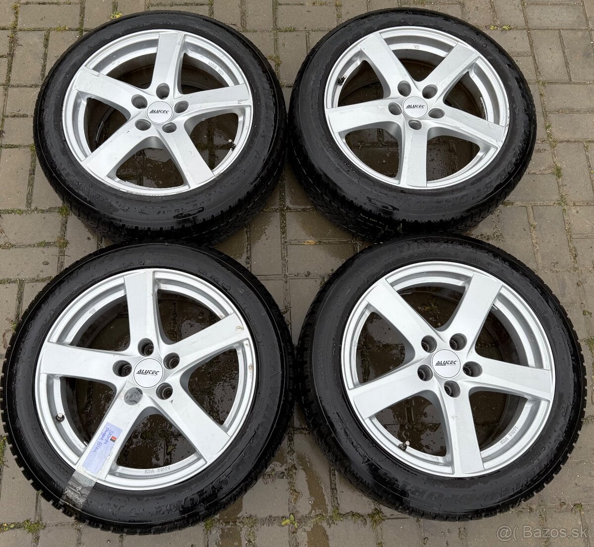 Alu zimná sada 5x112 r17 Dunlop 205/55 R17 95V