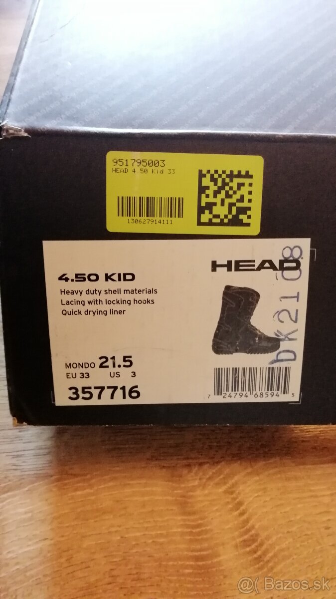 Predam detske topanky na snowboard