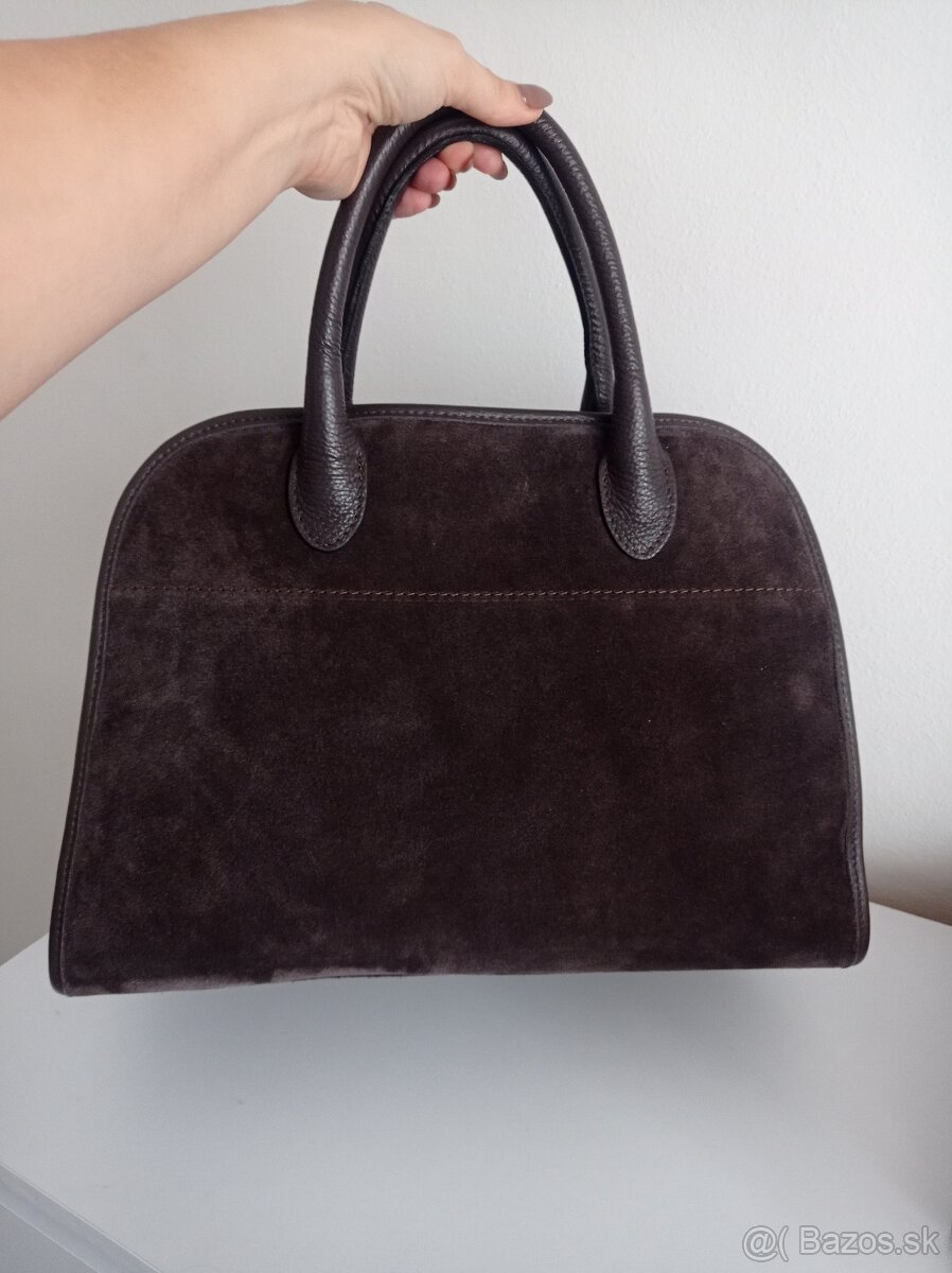 Kožená hnedá kabelka