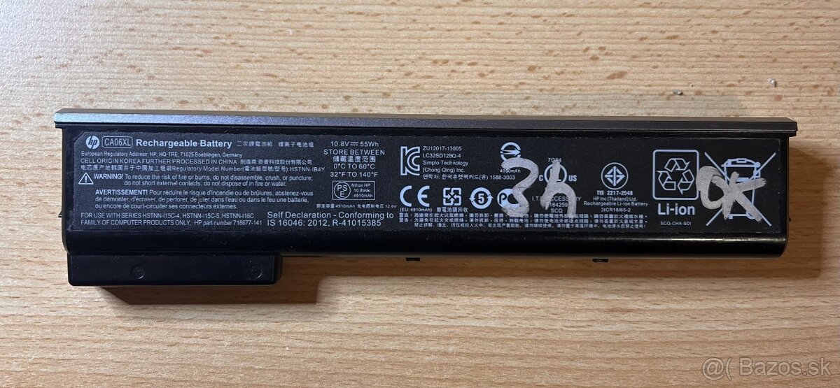 HP CA06XL batéria do notebooku - originál