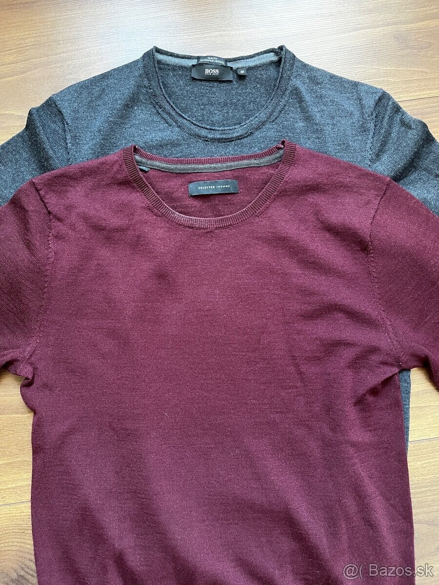 Pánske svetre Hugo Boss a Selected Homme
