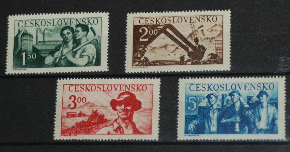 Poštové známky - Československo 35 - čisté