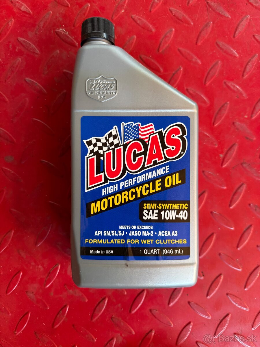 LUCAS 10W40 SEMI SYNTHETIC MOTOR OIL - 6KS