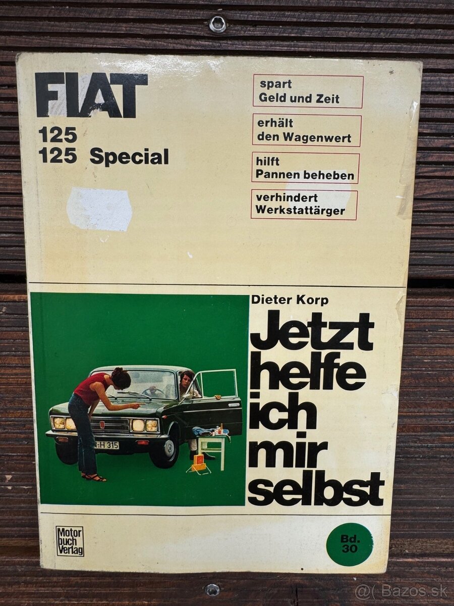 FIAT 125 / 125 SPECIAL manuály, návod, katalogy ND, příručky