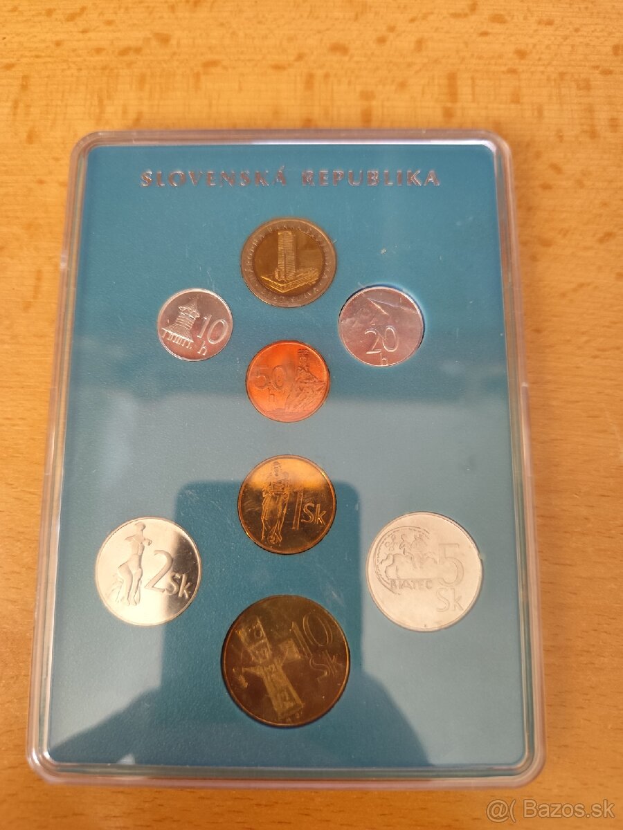 Zbierka Slovenských mincí z roku 2001