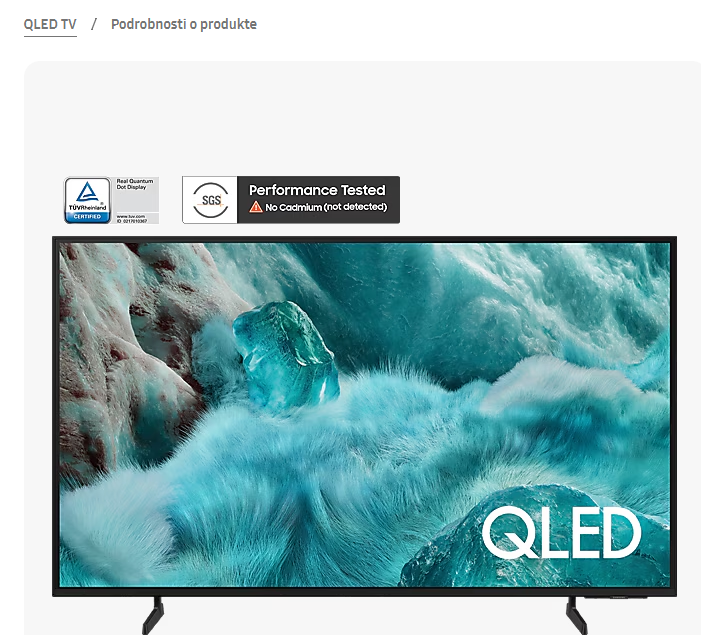 nový zo zarukou, Smart TV Samsung QLED 43" 2025
