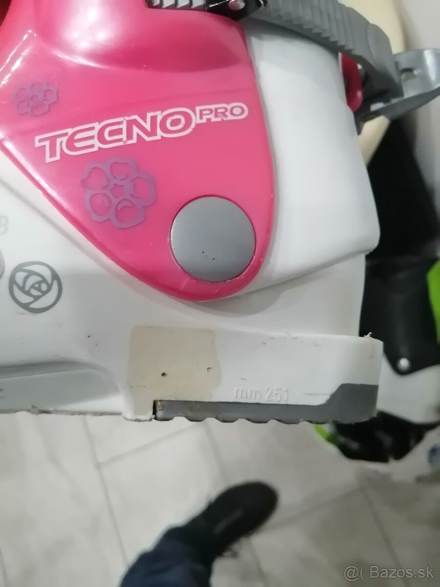 Predám detské lyžiarky Tecno pro 251mm