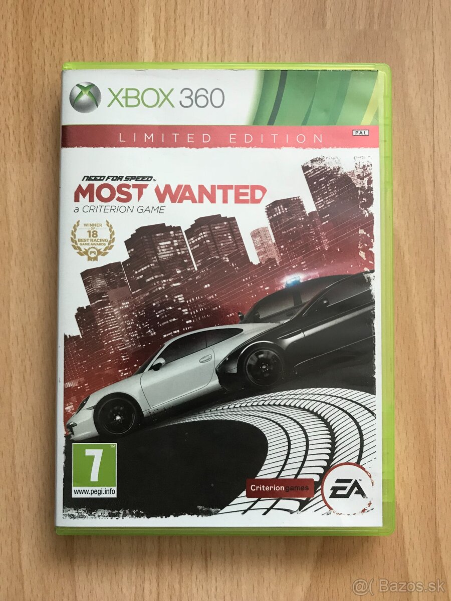 Need for Speed Most Wanted na Xbox 360