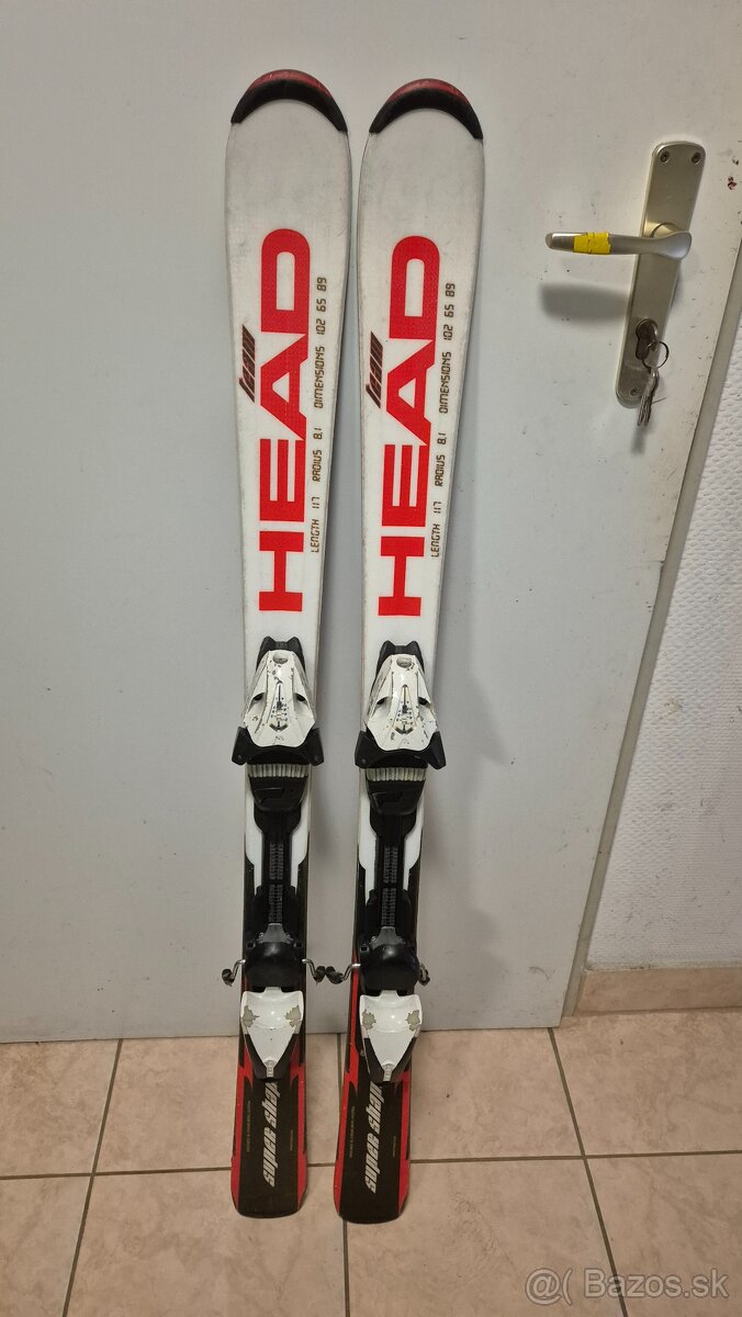 Predam detrke lyže head 117cm