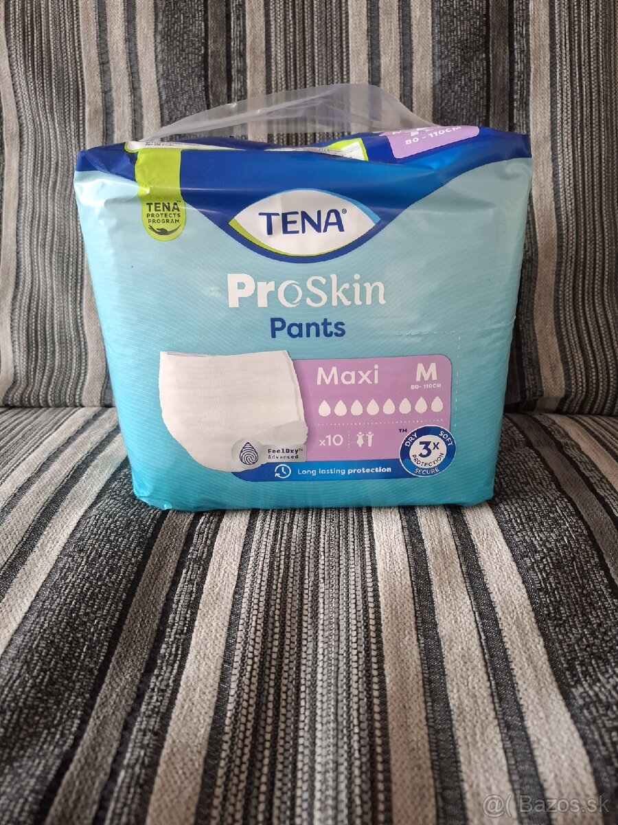 Plienky pre dospelých, naťahovanie nohavičky, Tena