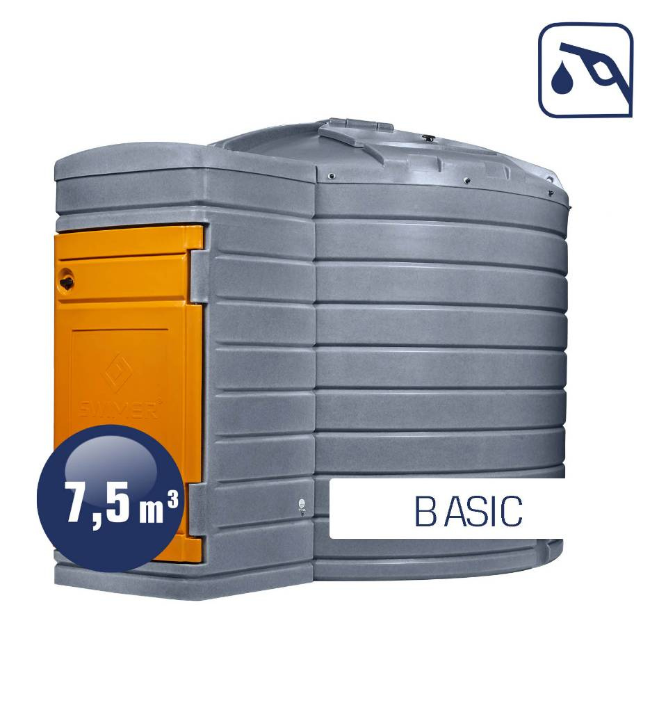 Nádrž na naftu 7500 litrov Basic, čerpadlo 230V