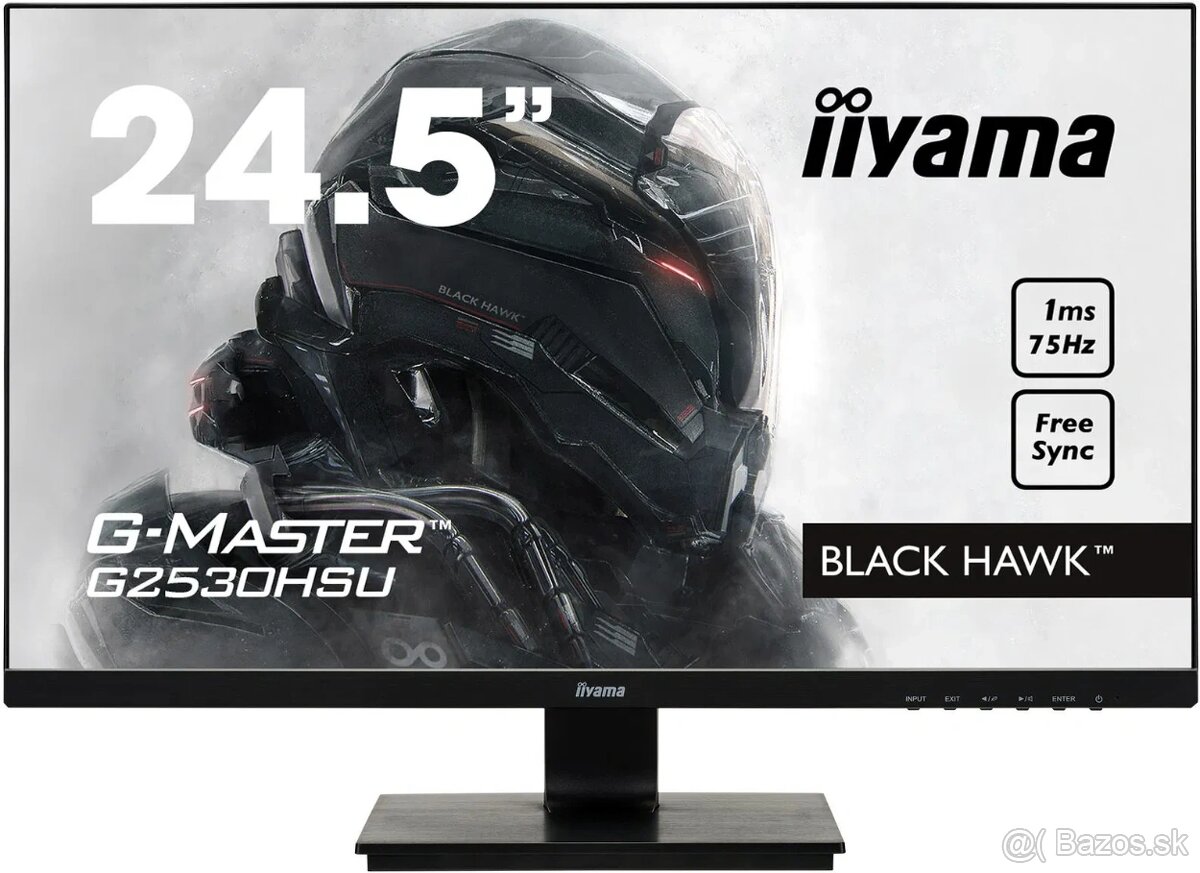 LCD monitor 24" iiyama G-Master Black Hawk