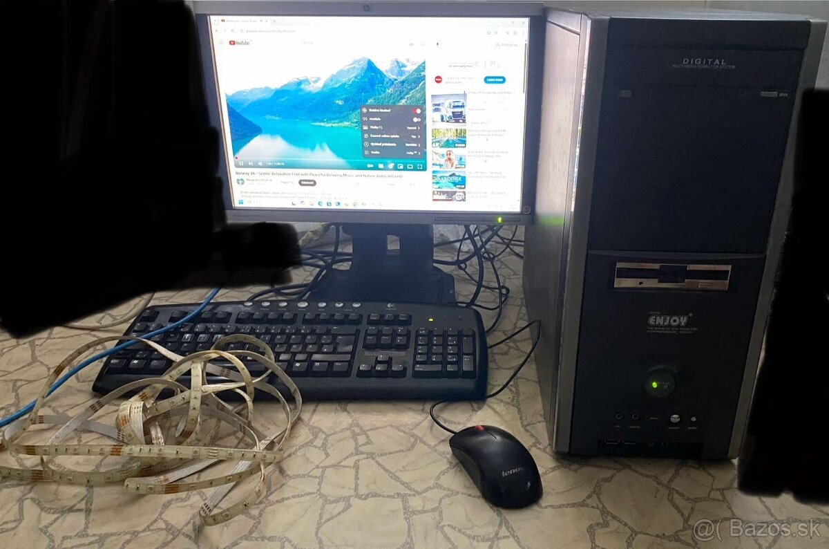 Predám kancelárski pc možno aj na hri amd a8 5600k 6 gb ram