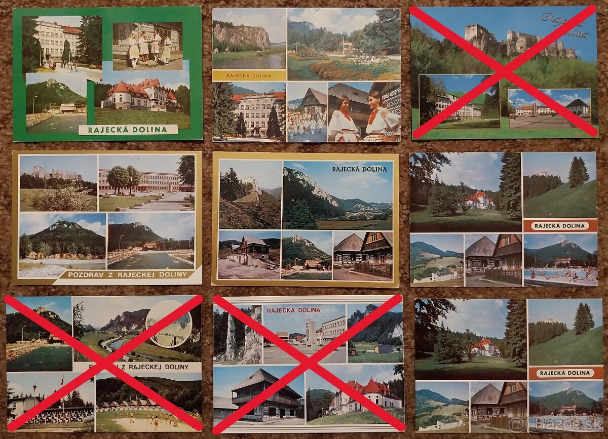Pohľadnice - RAJECKÁ DOLINA