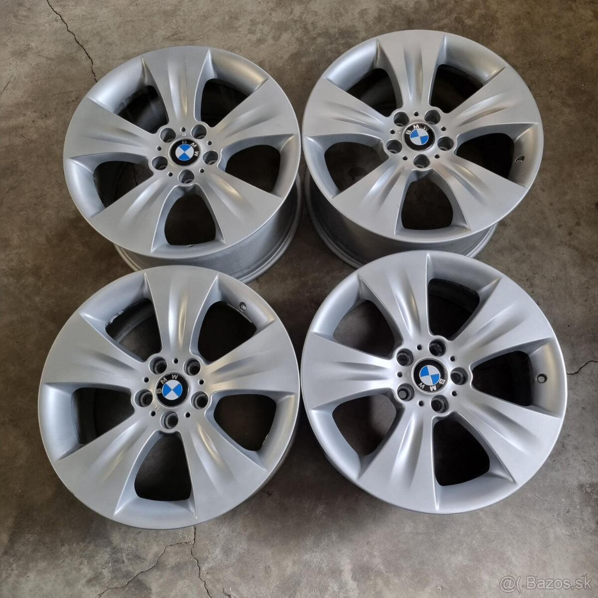 Strieborné BMW disky 5x120 R19 ET48-ET53
