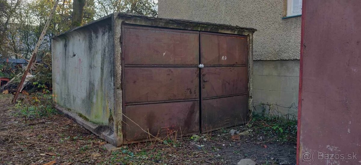 Garáž betónová na prenájom Čadca