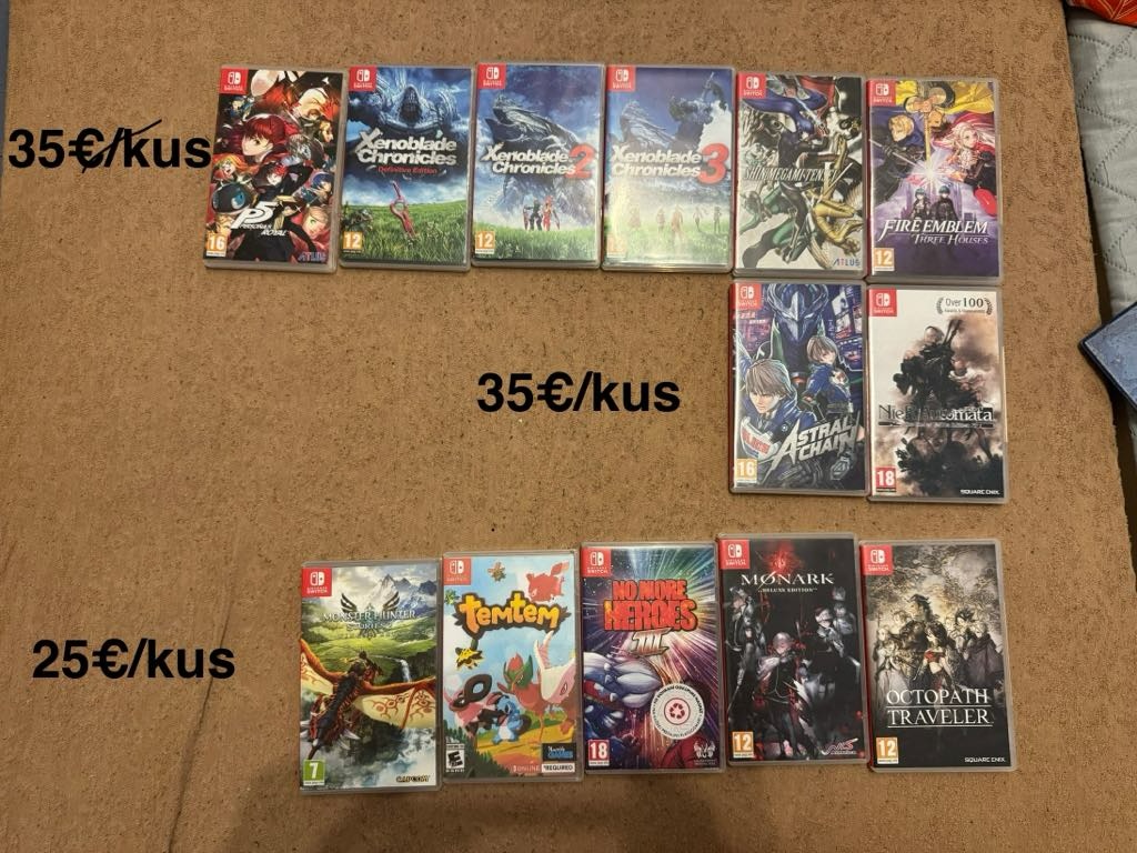 Nintendo Switch hry