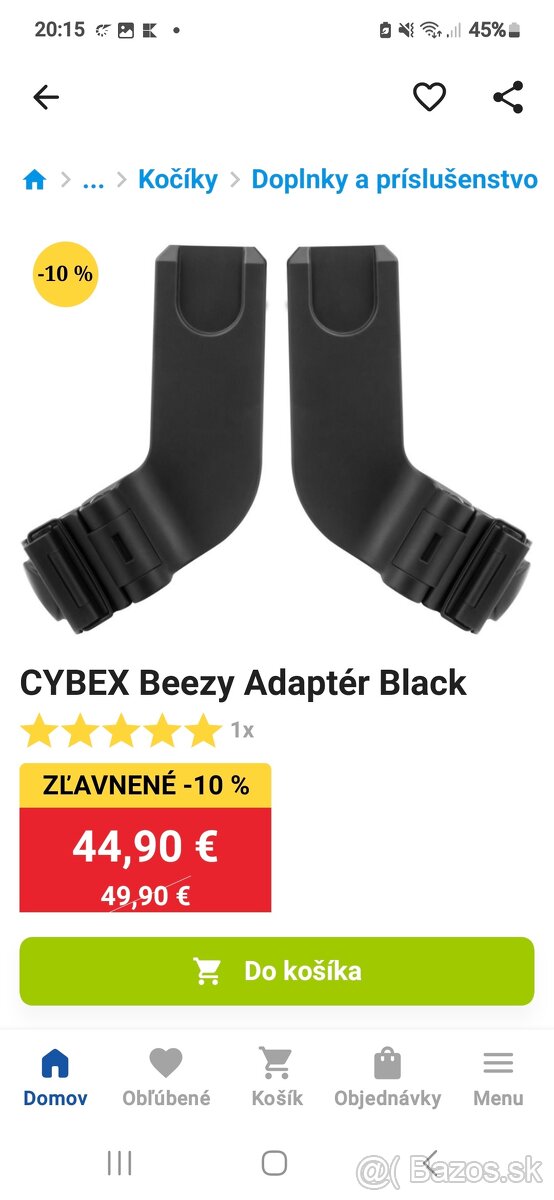 Cybex Beezy adaptér