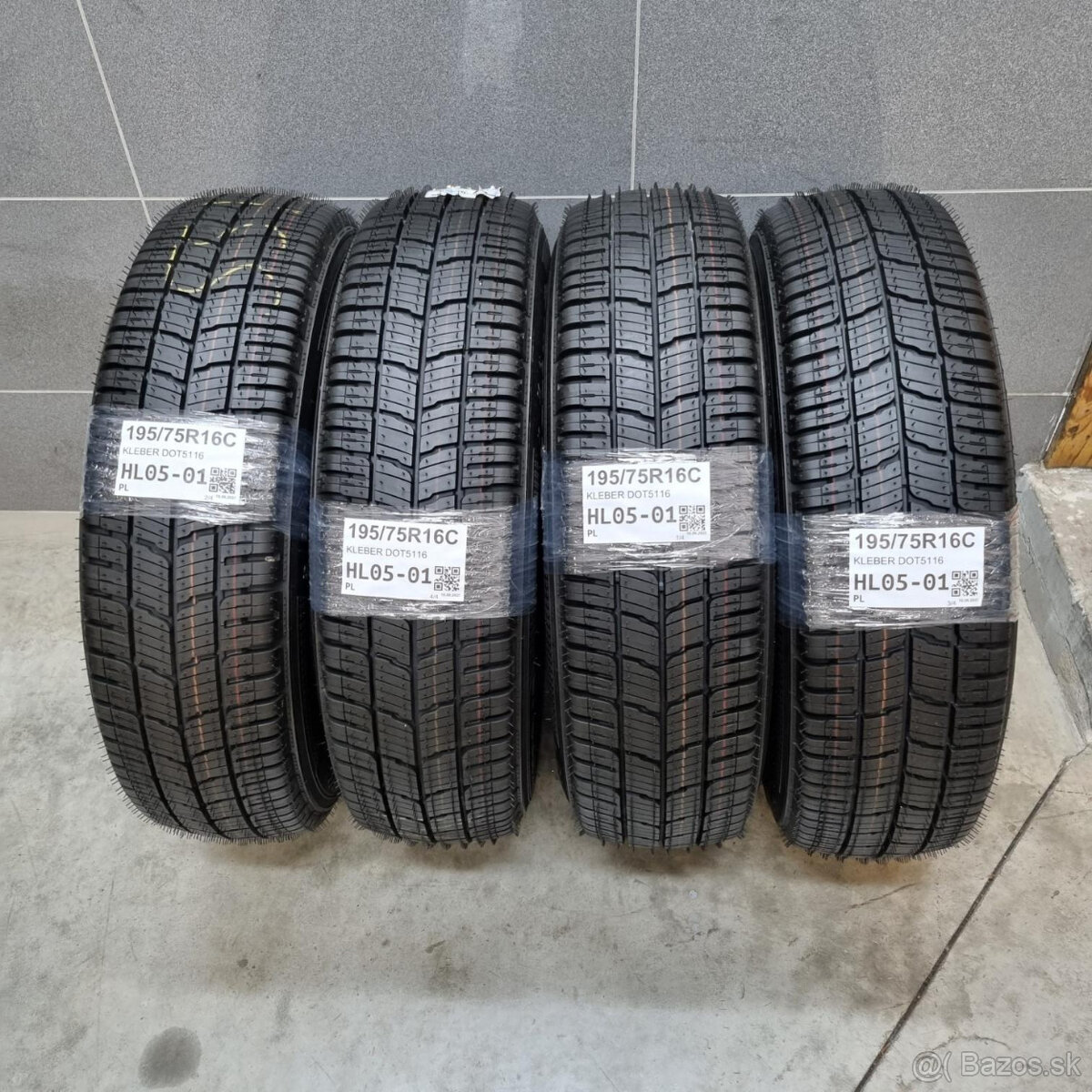 Celoročné dodávkové 195/75 R16C KLEBER DOT5116