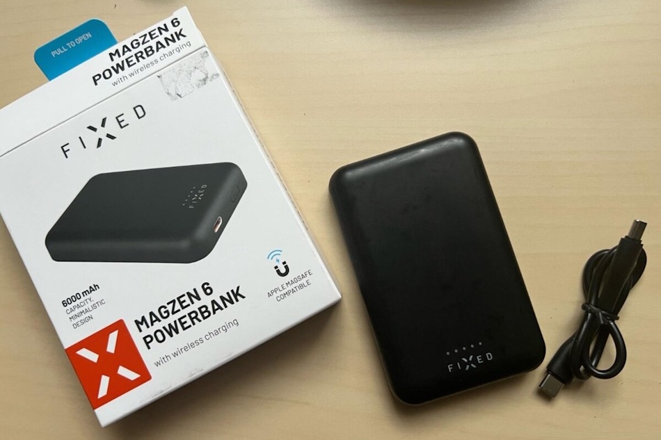 6000 mAh MagSafe powerbanka Fixed MagZen