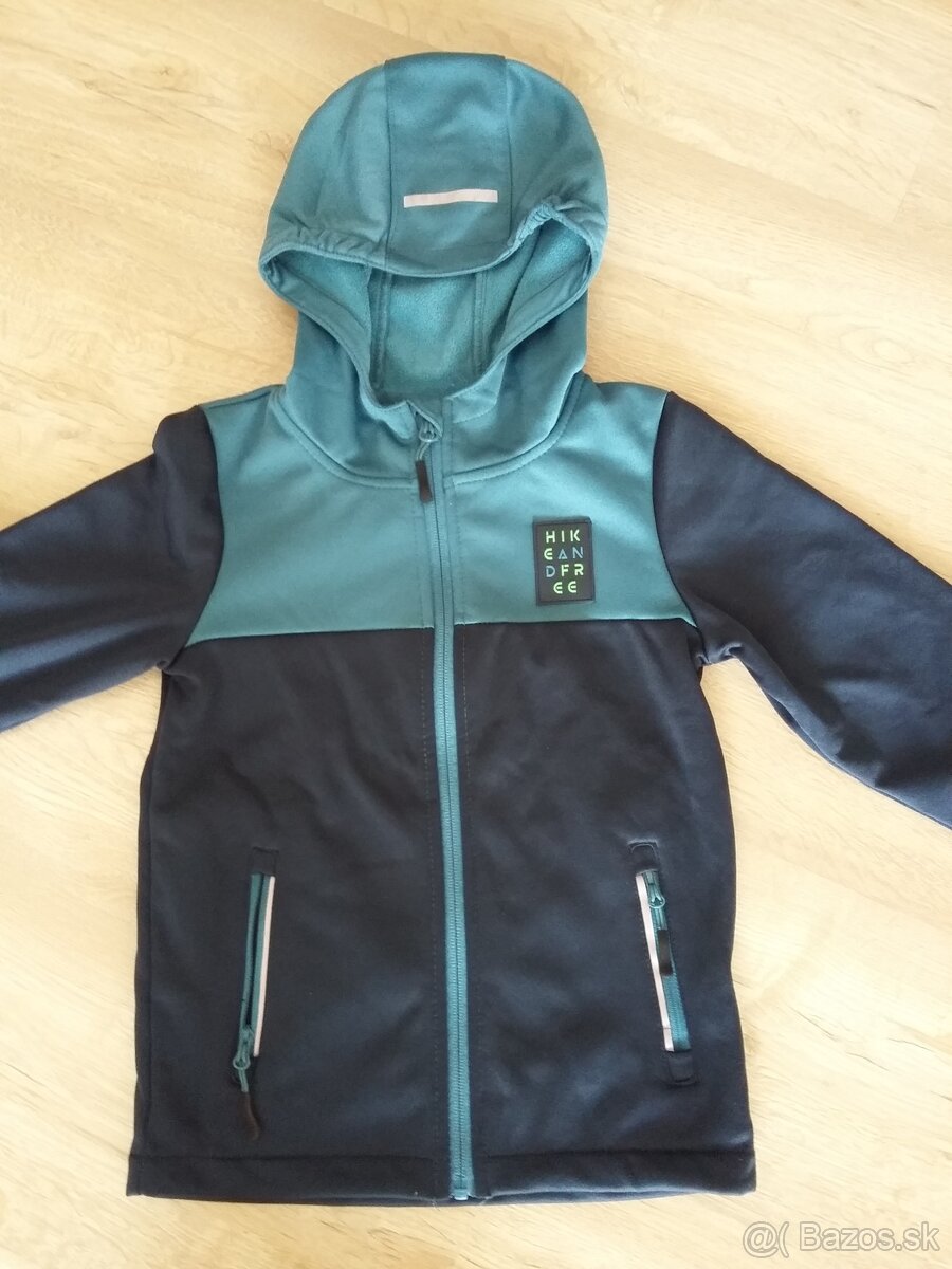 Krásna softshelová bundička prechodná veľ.122
