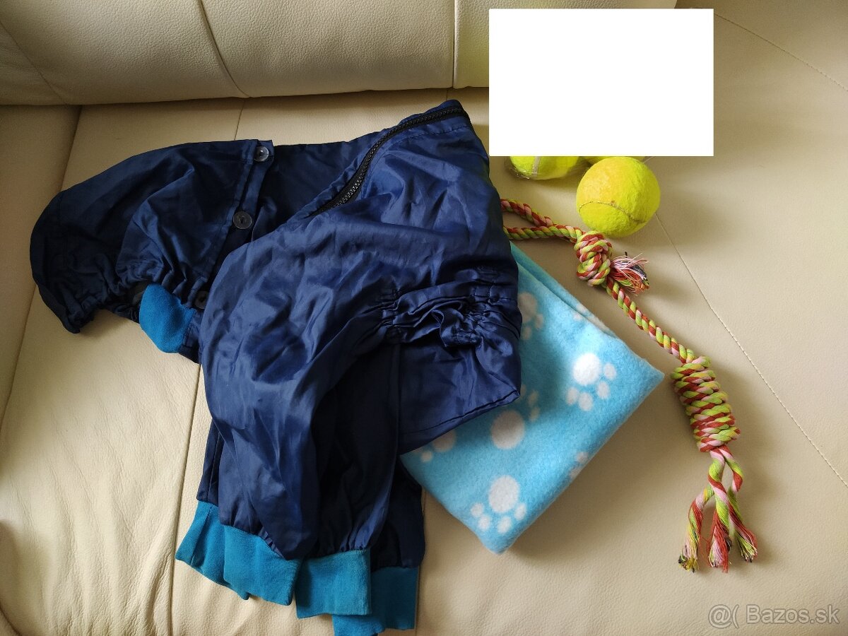 Overal / pršiplášť pre stredné plemená psov (osobný odber)