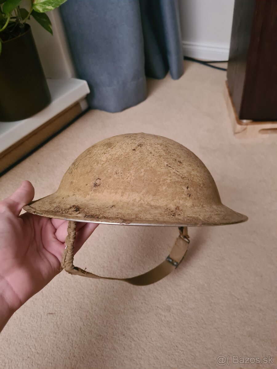 Britská Helma, WW2, Vojenské, Militárie, Afrikakorps