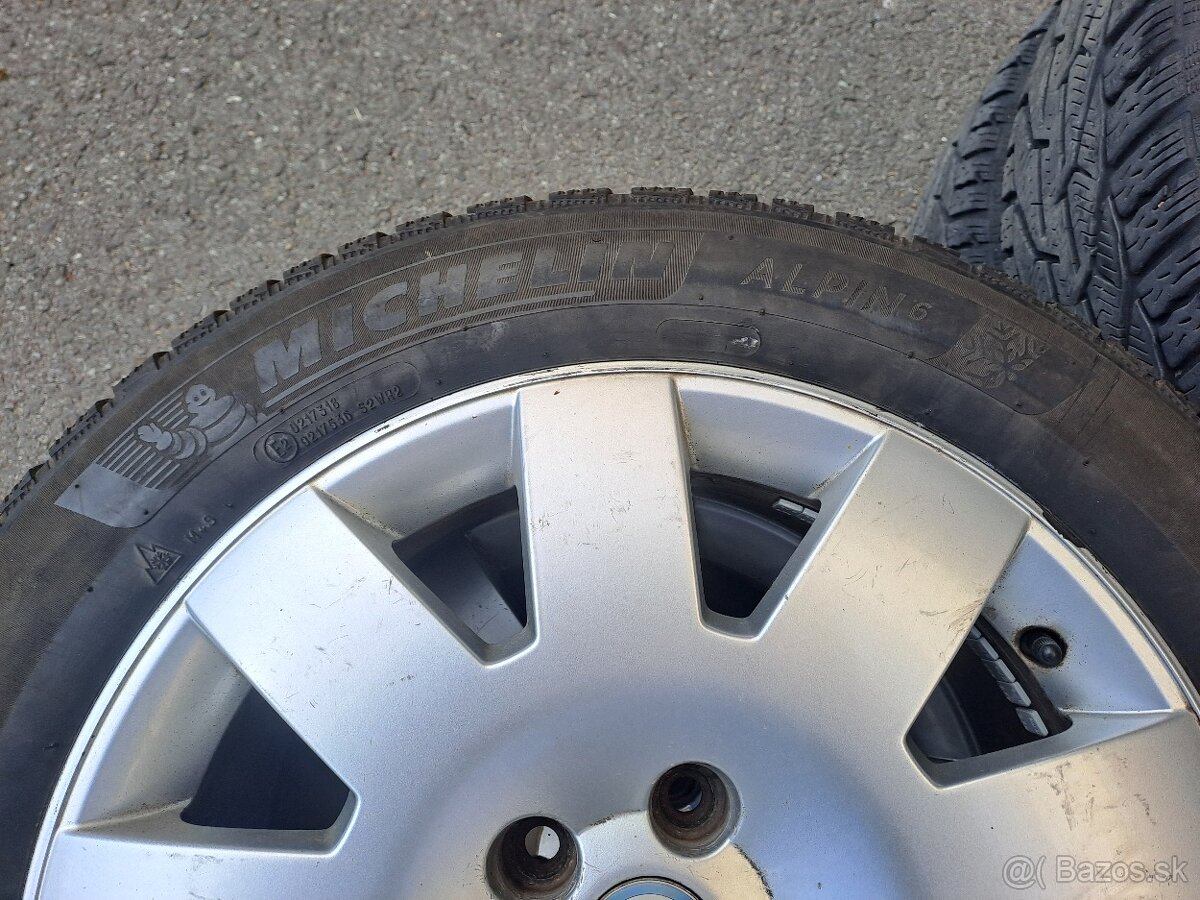 215/55/R17 - 5x112 zimná komplet sada - Pneumatiky 5mm