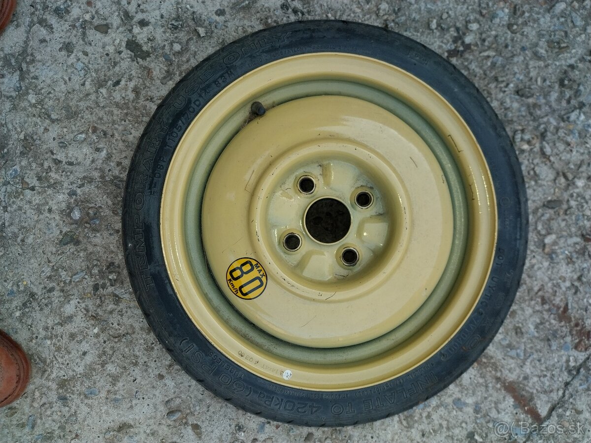 Dojazdové koleso 105/70-14 - rezerva