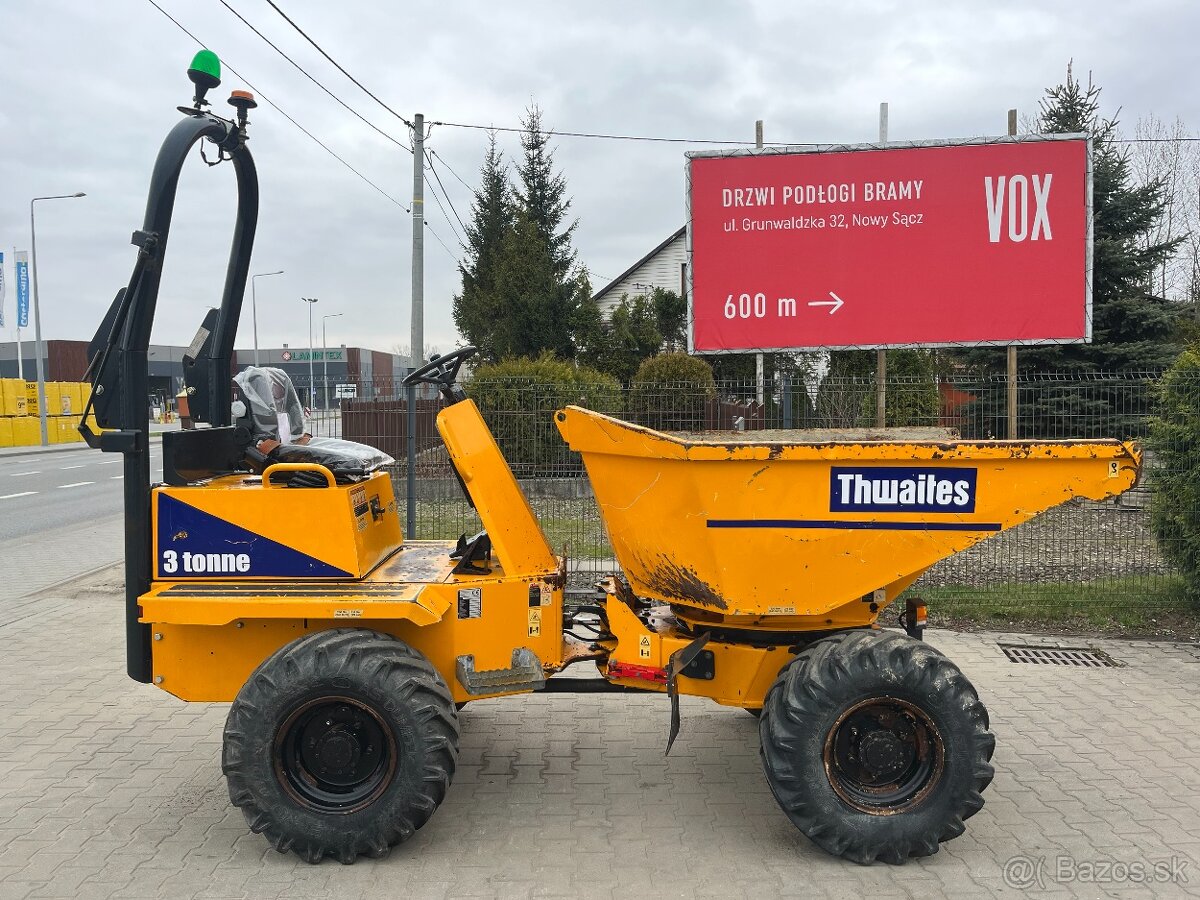 Dumper vyklapac Thwaites Mach 580, 3 Tonne Hydrostatic