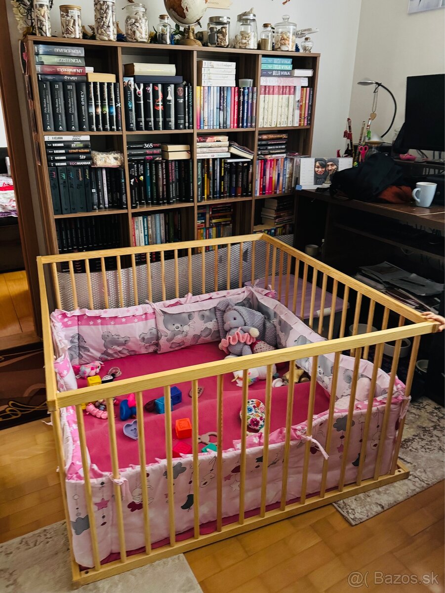 Drevená ohradka 120x120cm