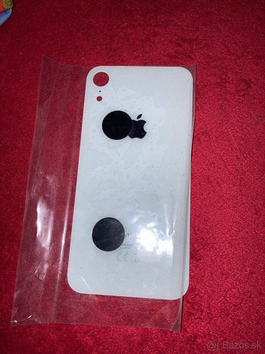 iPhone xr zadné sklo