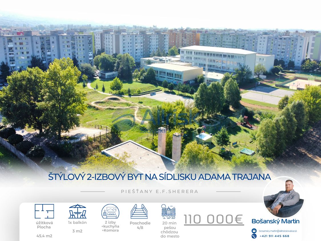 Rezervované Štýlový 2-izbový byt na sídlisku Adama Traja