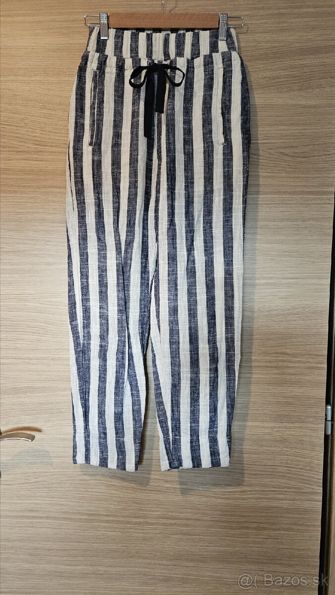 Predám damske letné nohavice mrkvového strihu XS