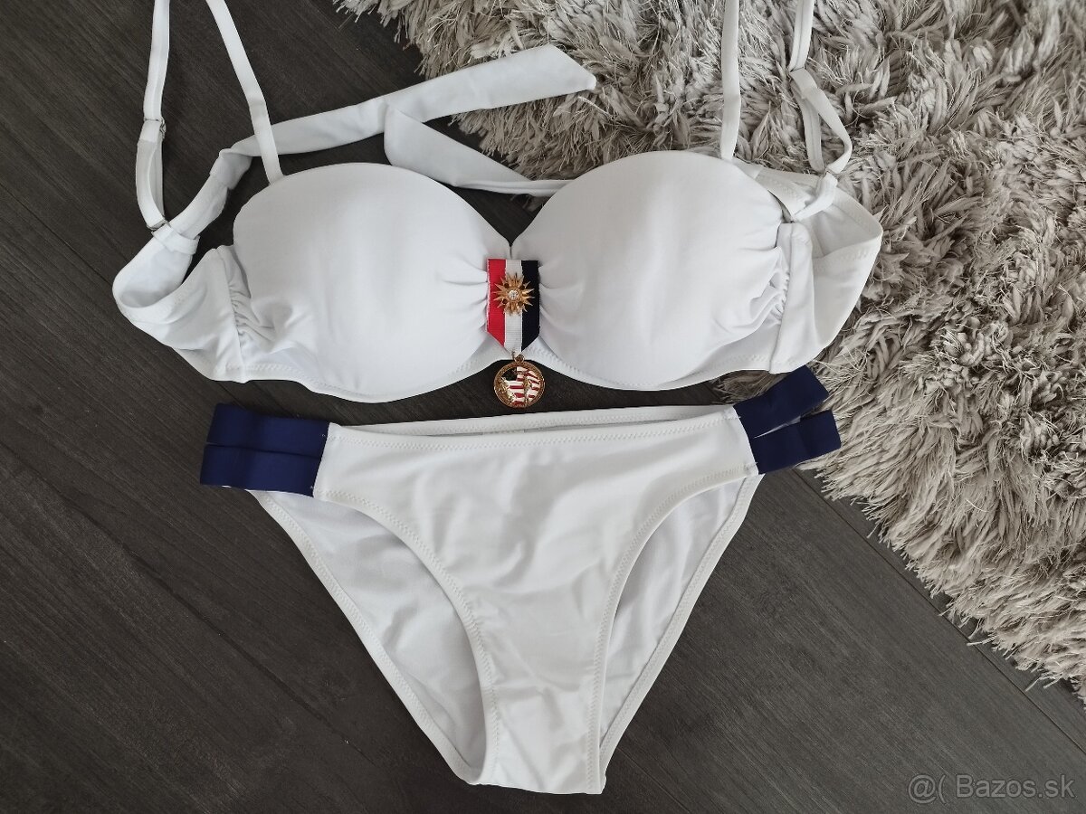 Push up plavky S/36 bielo modré
