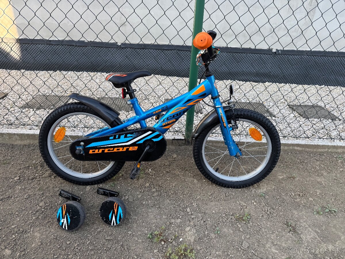 Predám zachovali, plne funkčný detsky bicykel o veľkosti 16