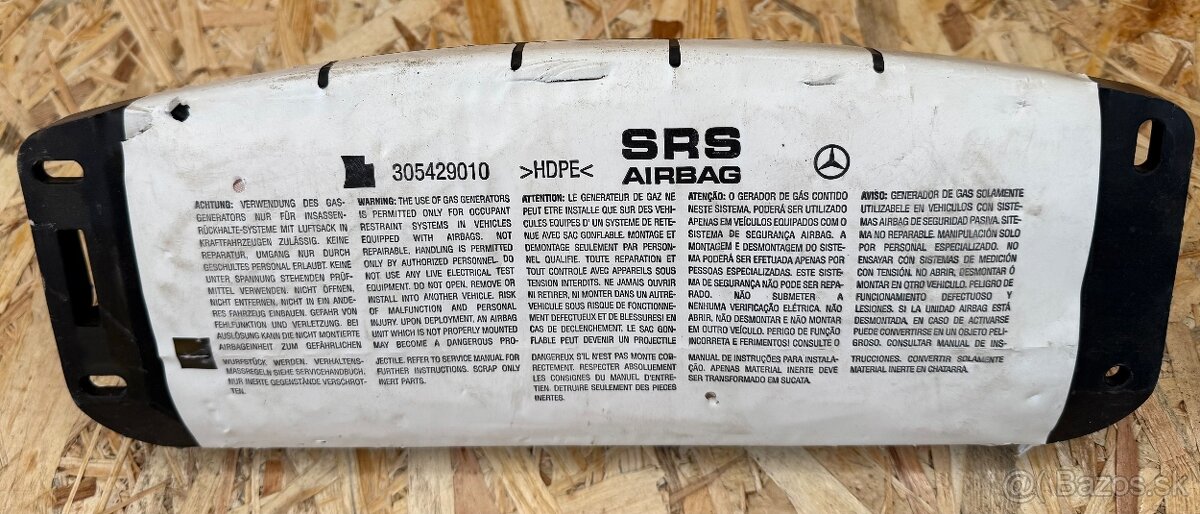 Mercedes-benz C, W204, airbag spolujazdca 305429010