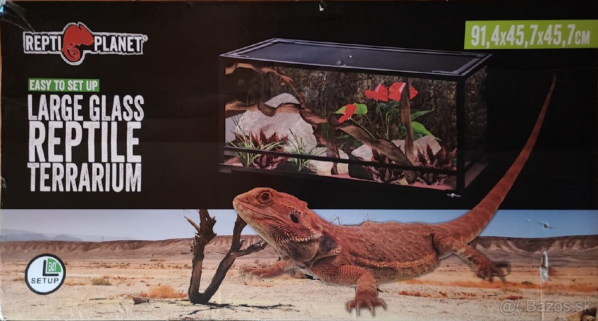 Repti Planet terárium skladacie 91,4 x 45,7 x 45,7 cm