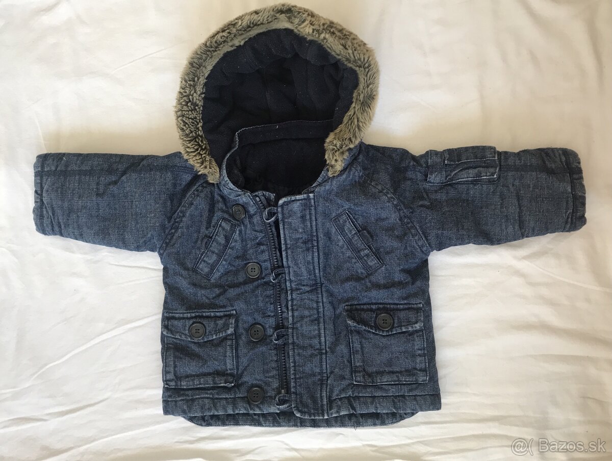 Zateplena riflova bunda 9-12m