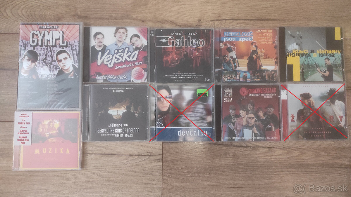 Predám soundtracky na CD