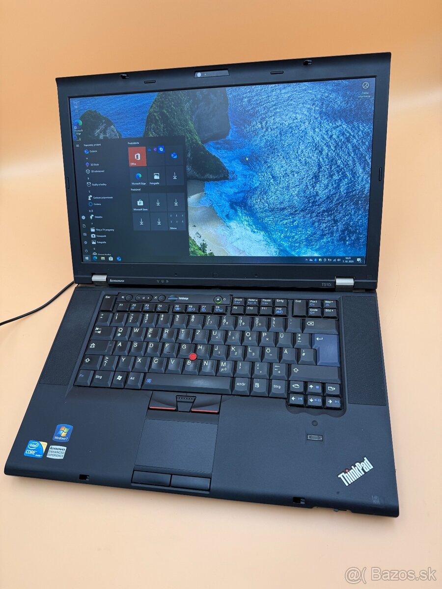 Notebook Lenovo ThinkPad T510i – 15,6", i5, 8GB RAM, 250GB