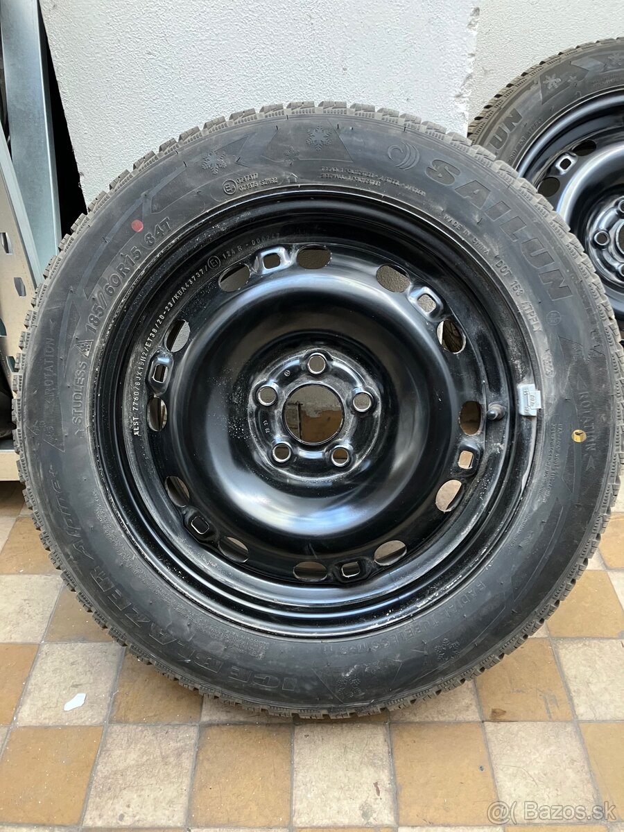 Zimná sada 5x100 15” 185/60 R15