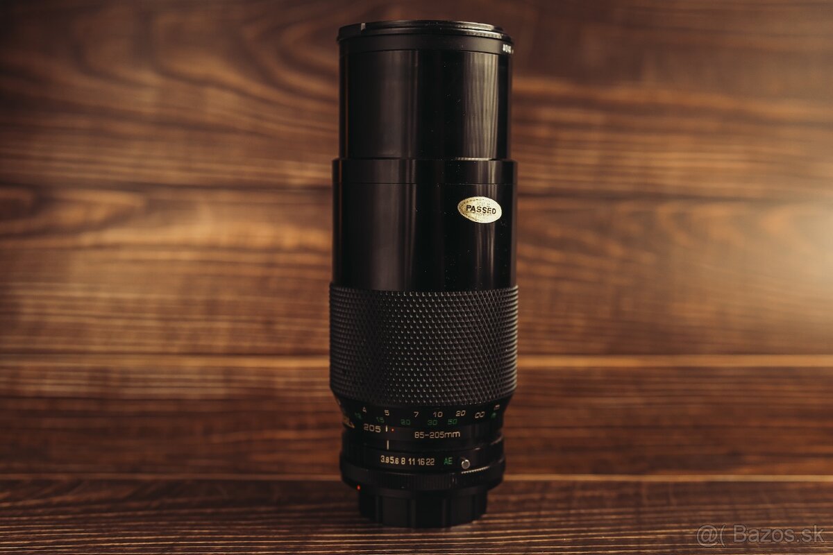 Soligor 85–205mm f3.8 Canon FD