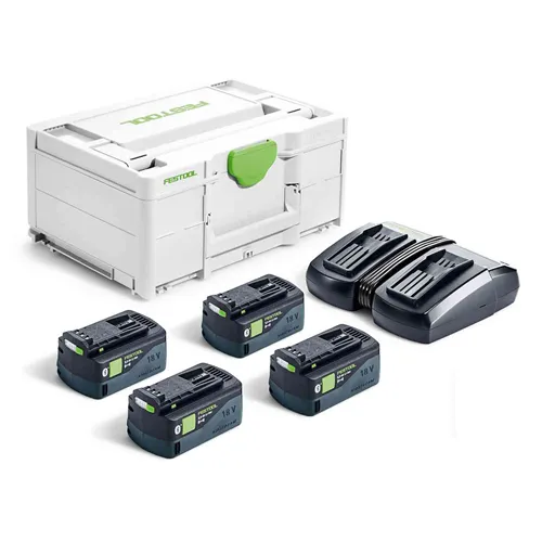 Festool Energetická súprava SYS 18V 4x5,2/TCL 6 DUO