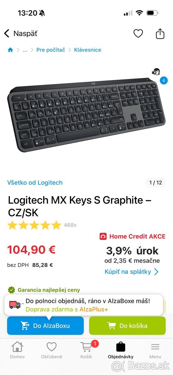 Klávesnica Logitech