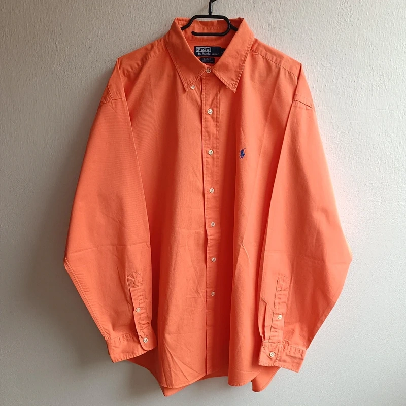 Polo Ralph Lauren Blake oranžová košeľa s dlhým rukávom XL