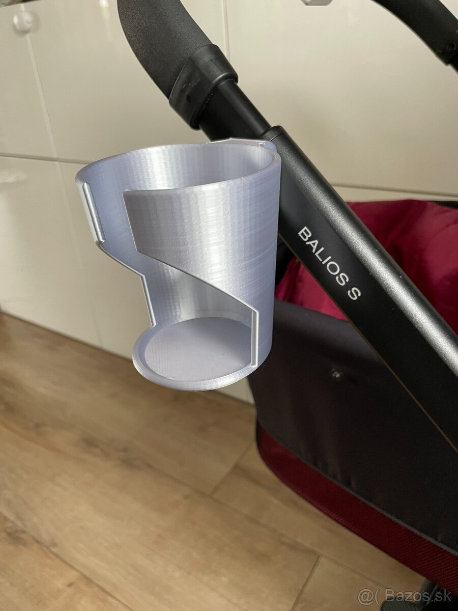 Držiak na pohár strieborný